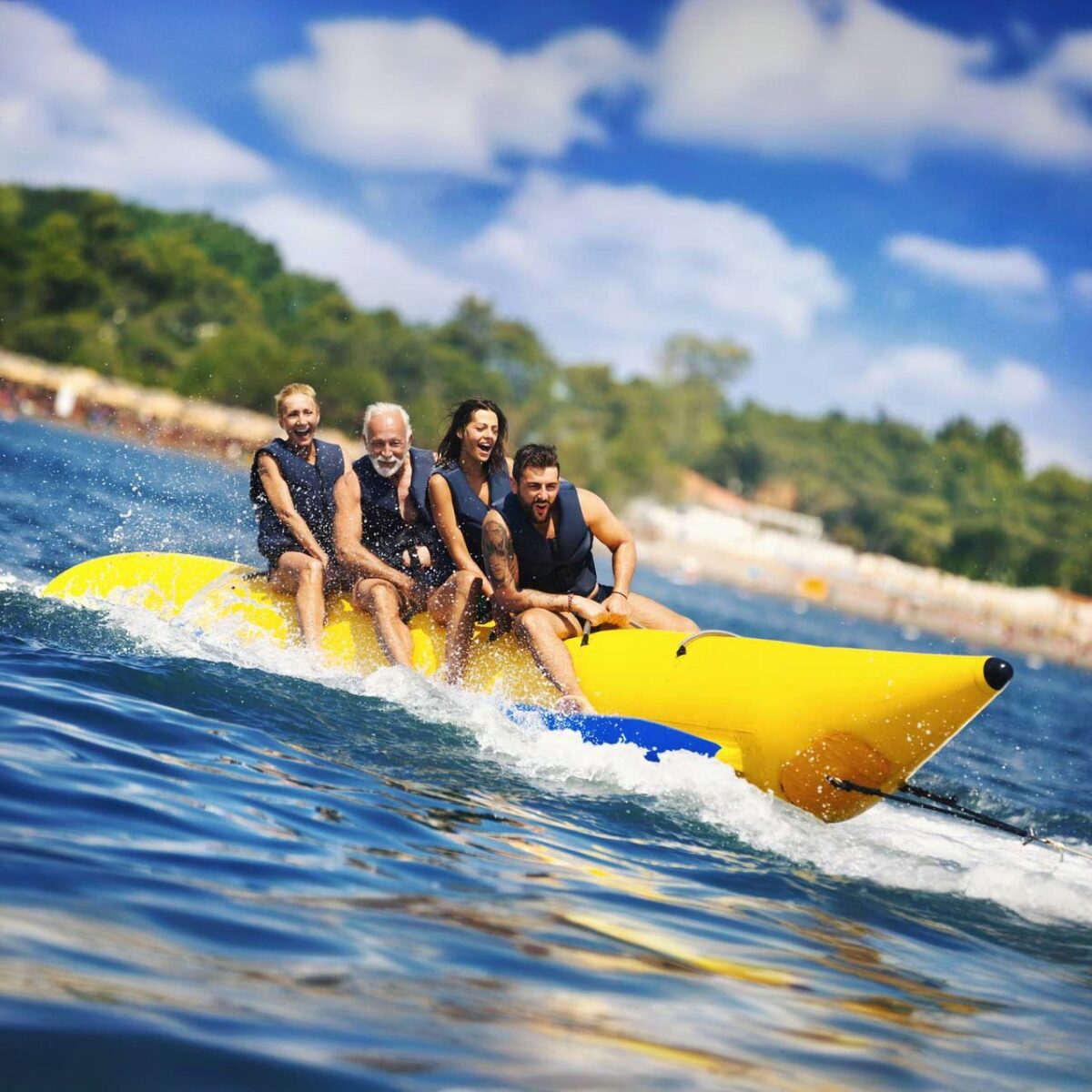 banana boat riding bahamas