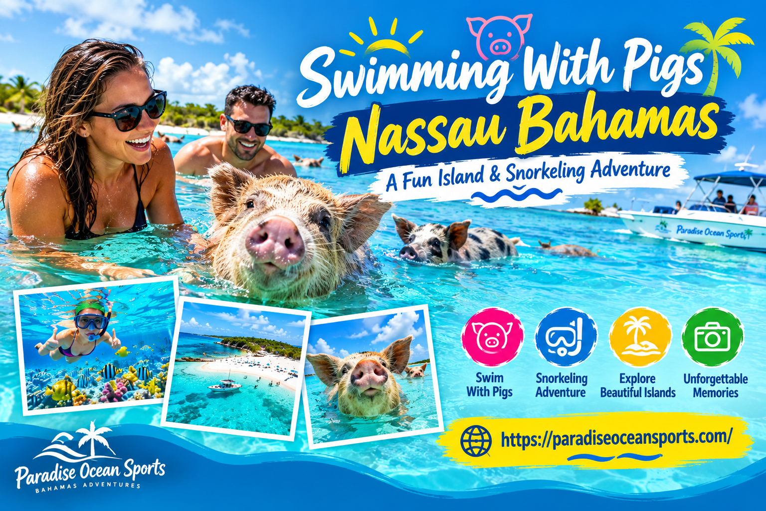 swimming with pigs tour nassau